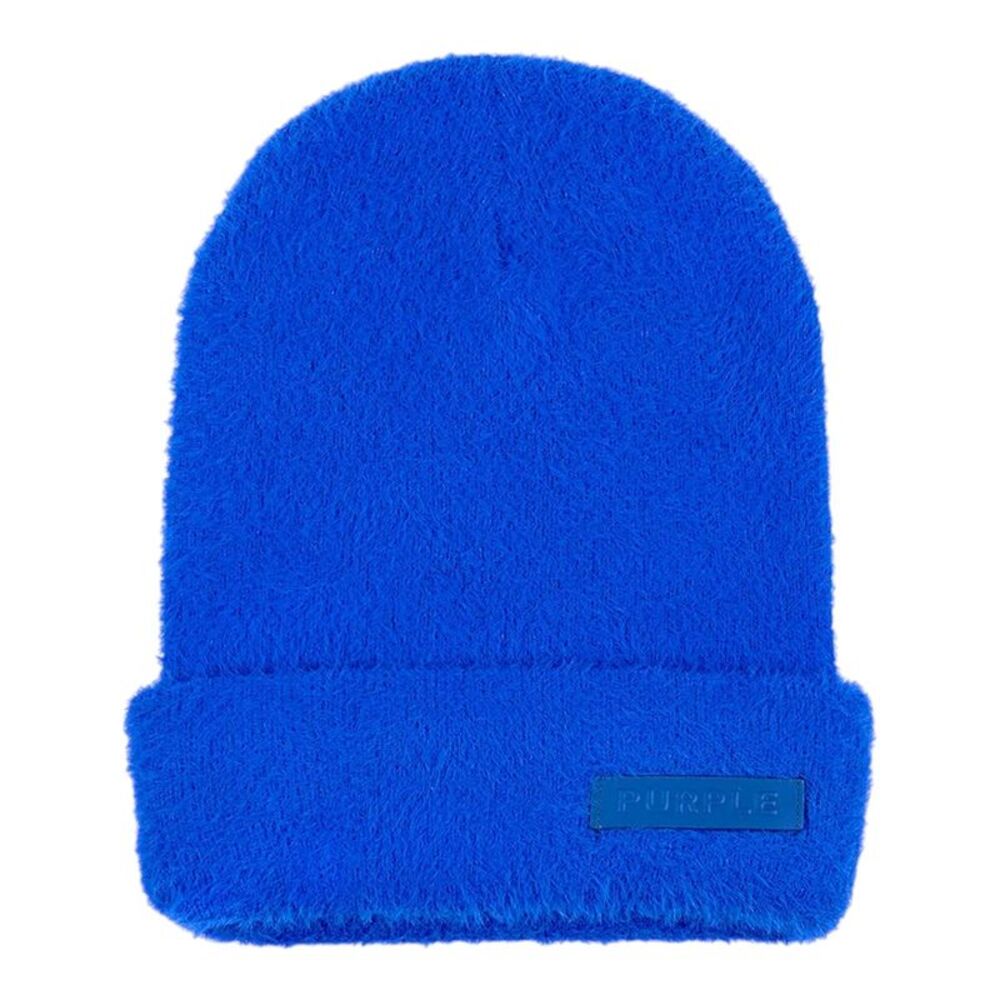 Purple Brand Beanie Mohair Unisex Blue A6001